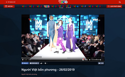 I`m on VTV4 Vietnamese News